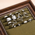 15PCS Chunky Geometric Ring Set – Women